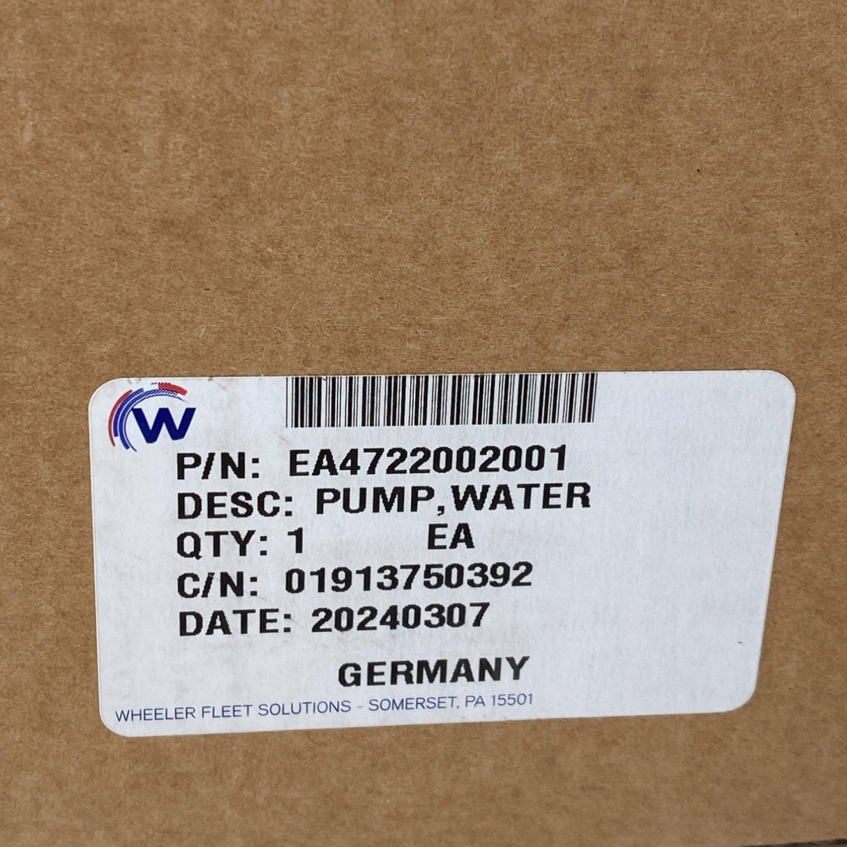 A4712000901 Detroit Diesel Water Pump For Dd15 Dd13
