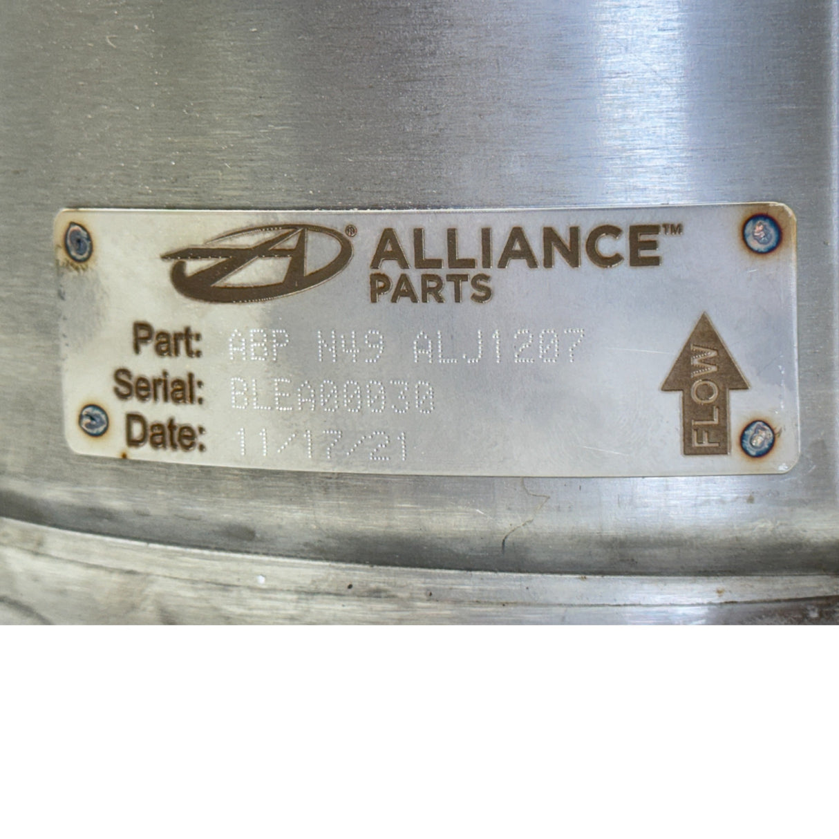 N49-ALJ1207-C Genuine Alliance DPF Diesel Particulate Filter