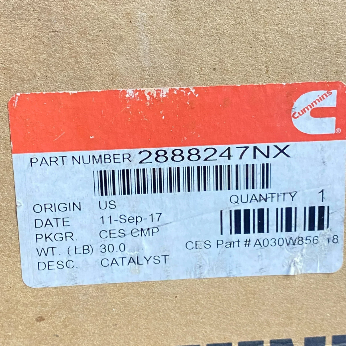 4965304 Genuine Cummins DOC Diesel Oxidation Catalysts - Truck To Trailer