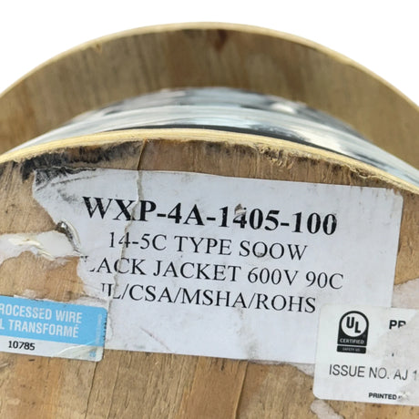 WXP-4A-1405-100 Carol Service Cord 14/5 600V 100FT - Truck To Trailer