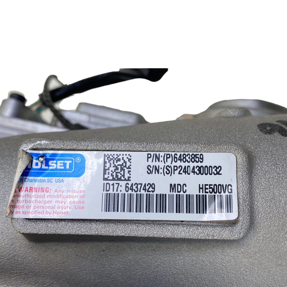 2301180Pex Genuine Paccar Turbocharger - W/Actuator - Epa17