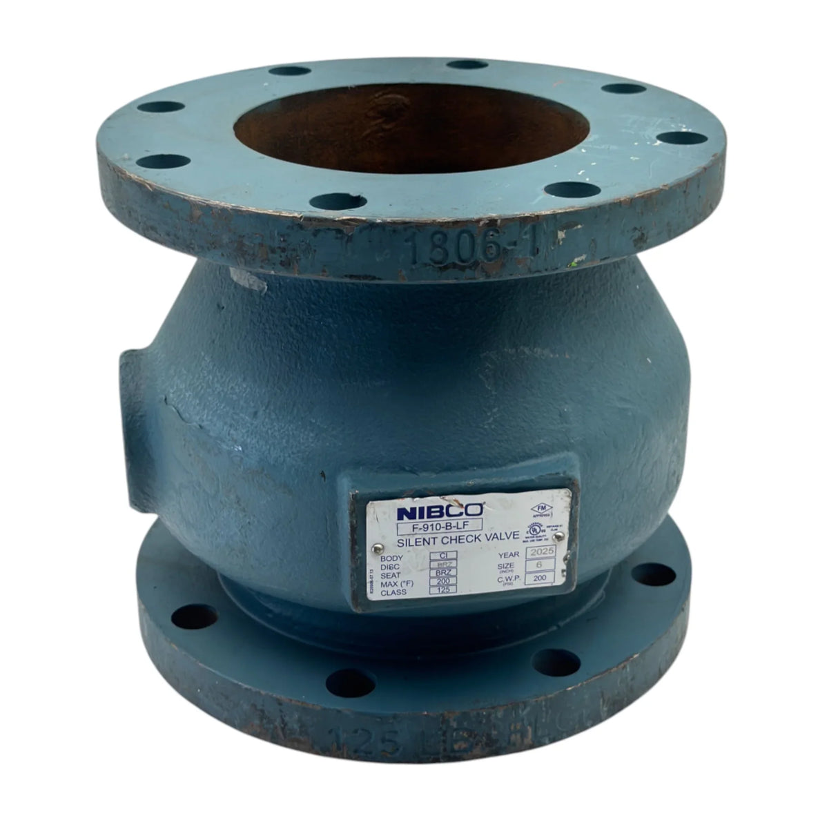 F-910-B-LF Nibco Flanged Check Valve - Truck To Trailer