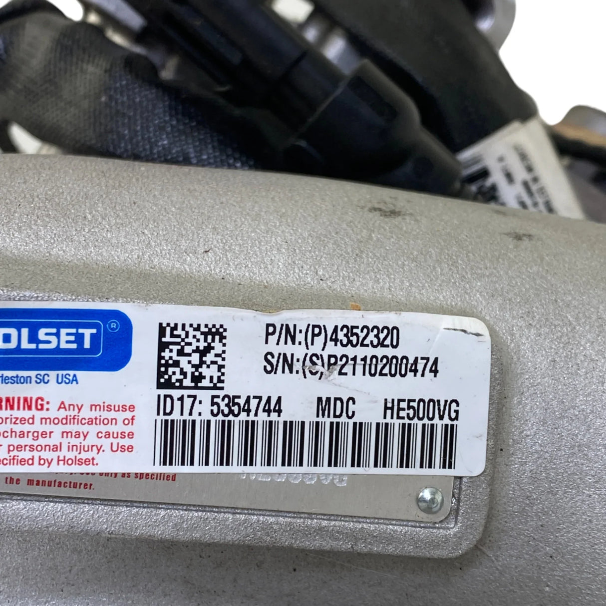 5354744 Genuine Cummins Turbocharger HE500VG With Actuator - Truck To Trailer