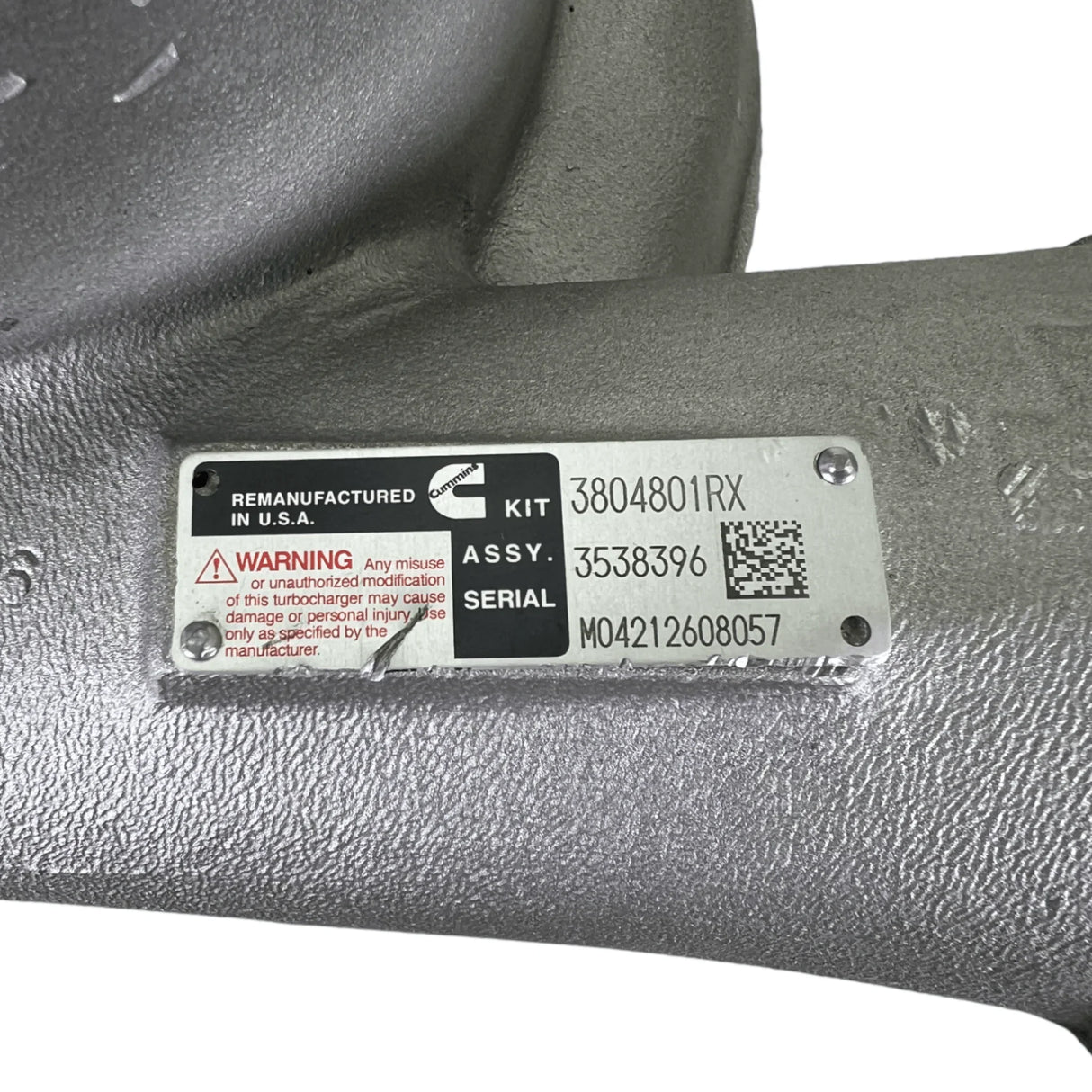 3804801Rx Genuine Cummins Bht3E Turbo Holset Twin Entry - Truck To Trailer