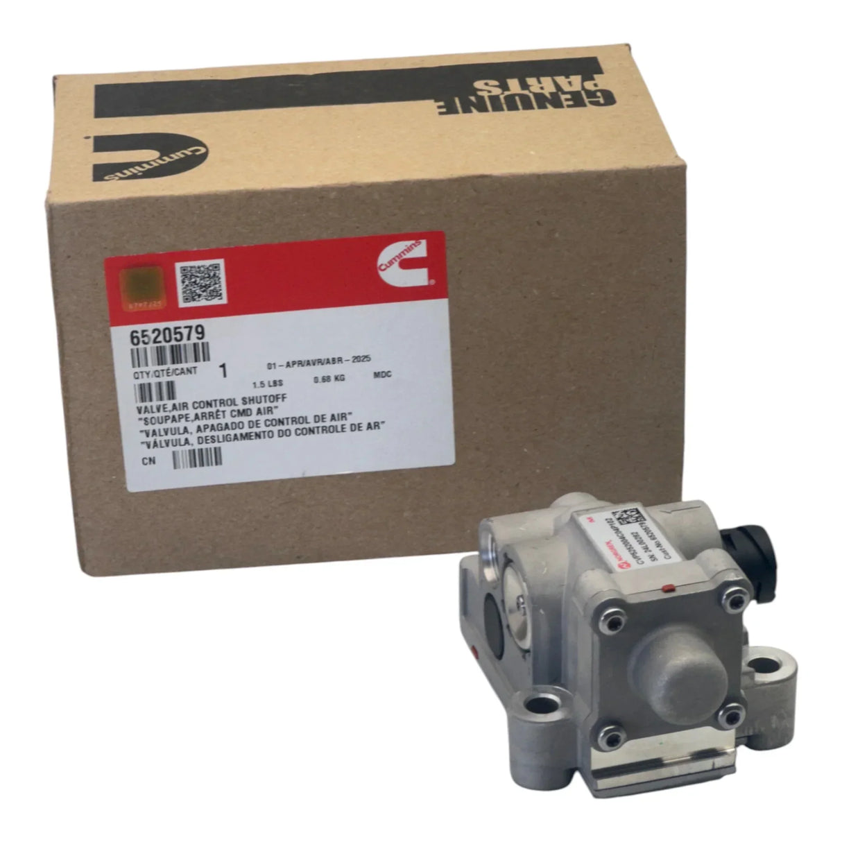 6561865 Genuine Cummins Air Brake Control Valve Kit - Truck To Trailer
