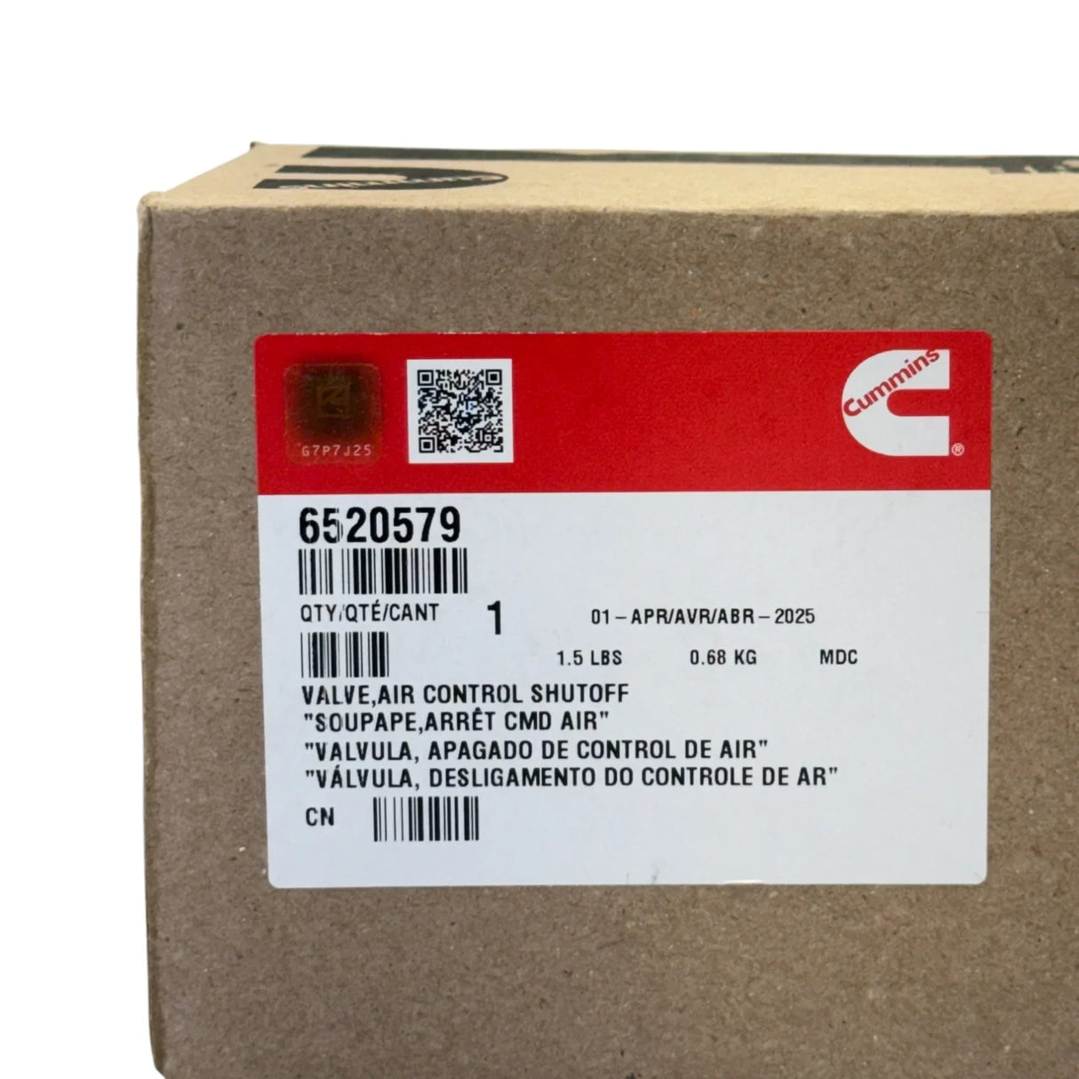 6561865 Genuine Cummins Air Brake Control Valve Kit - Truck To Trailer