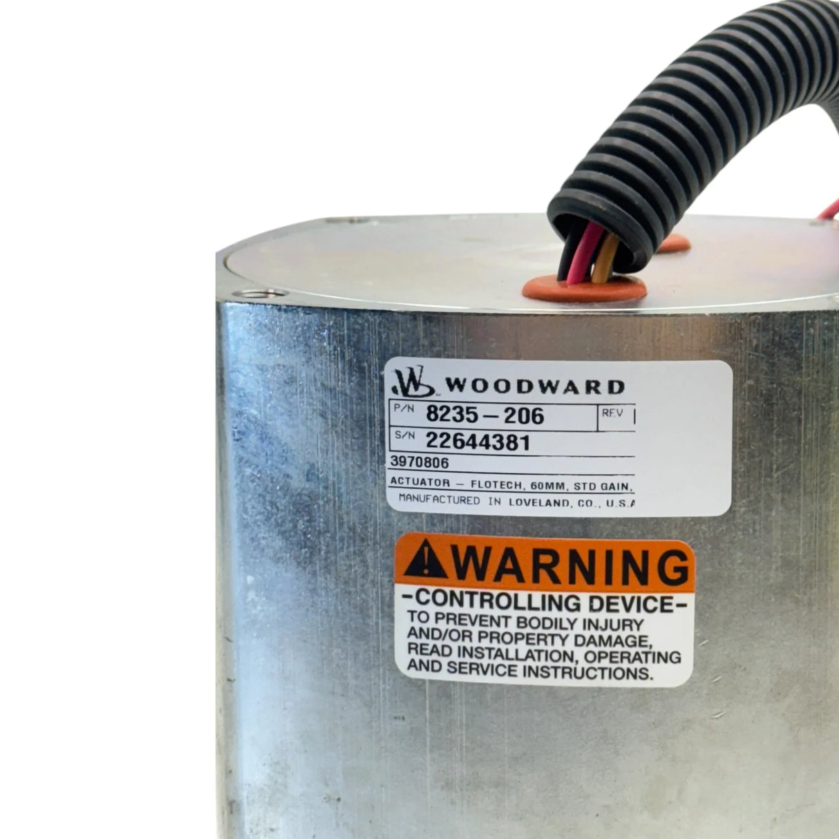 8235-206 Genuine Woodward Electrical Governor Actuator - Truck To Trailer