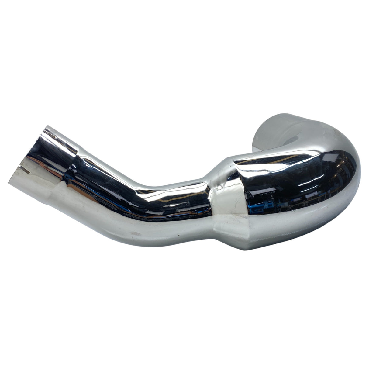 EXE64764L Genuine Kenworth Chrome Left - Over Frame Elbow 6" Reducing to 5"