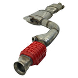 2124904800 Genuine Mercedes-Benz Front Exhaust Gas Line - Truck To Trailer