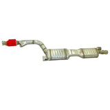 2124904800 Genuine Mercedes-Benz Front Exhaust Gas Line - Truck To Trailer