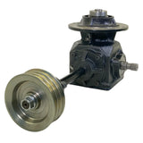 AM148486 Genuine John Deere Mower Deck Dual Output Gear Assembly - Truck To Trailer