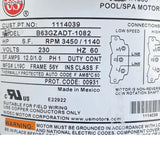 1114039 Us Motors Spa Motor B63Gzadt-1082 Model - Truck To Trailer