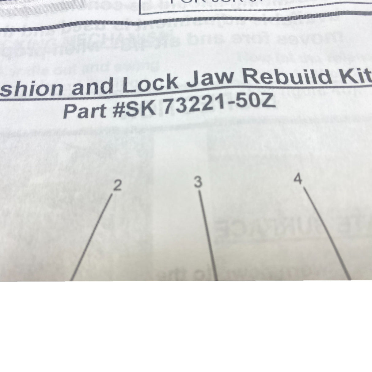 SK73221 50Z Jost Trailer Fifth Wheel Minor Rebuild Lock Kit