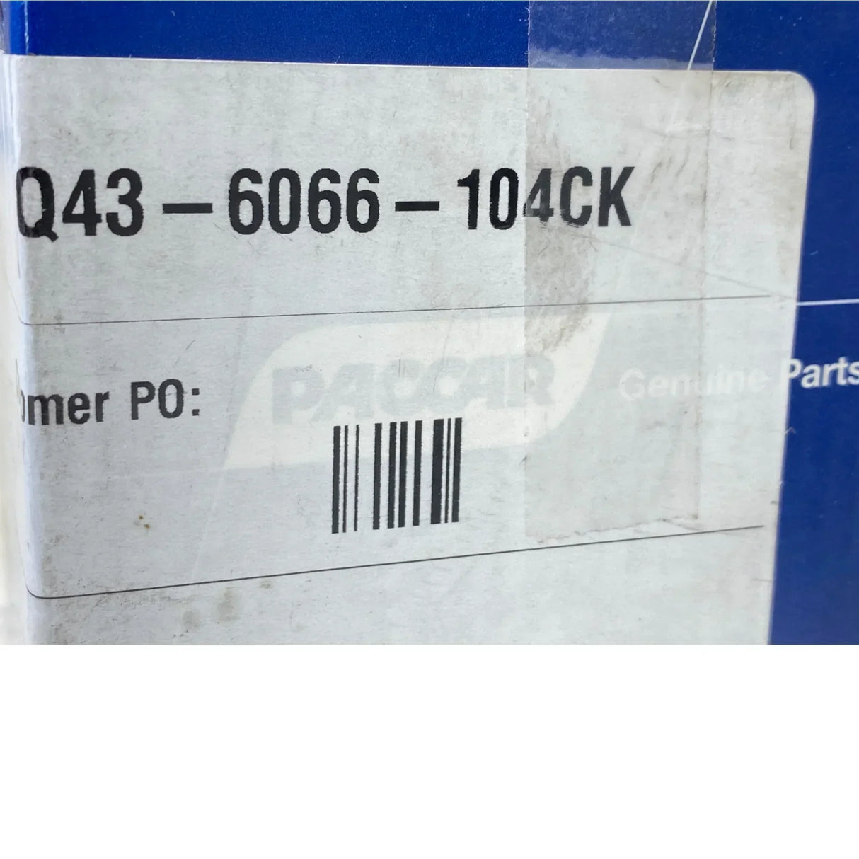 Q436066104CK Genuine Paccar Oil Pressure Gauge - Truck To Trailer