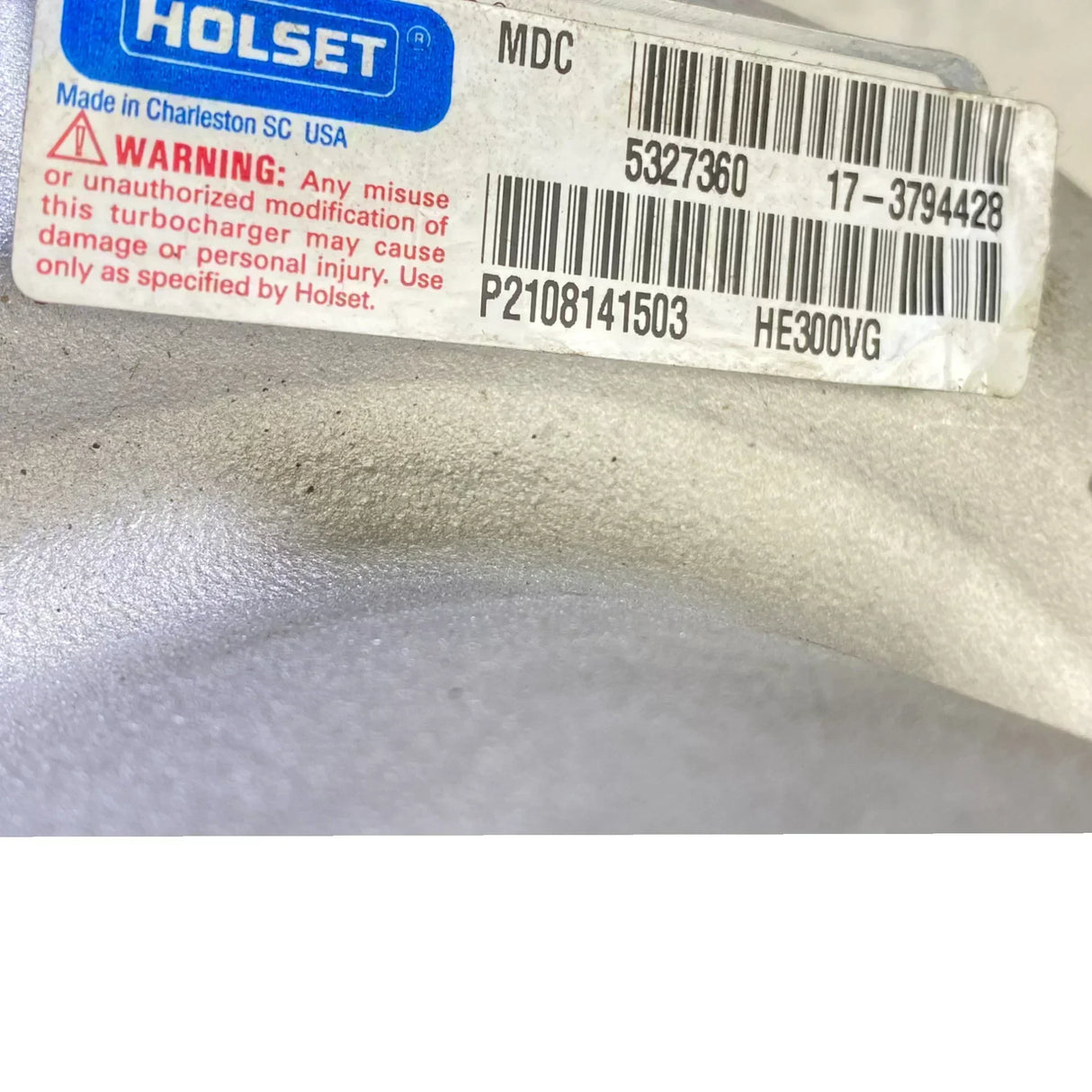 5327337 Genuine Cummins Turbocharger HE300VG - Truck To Trailer