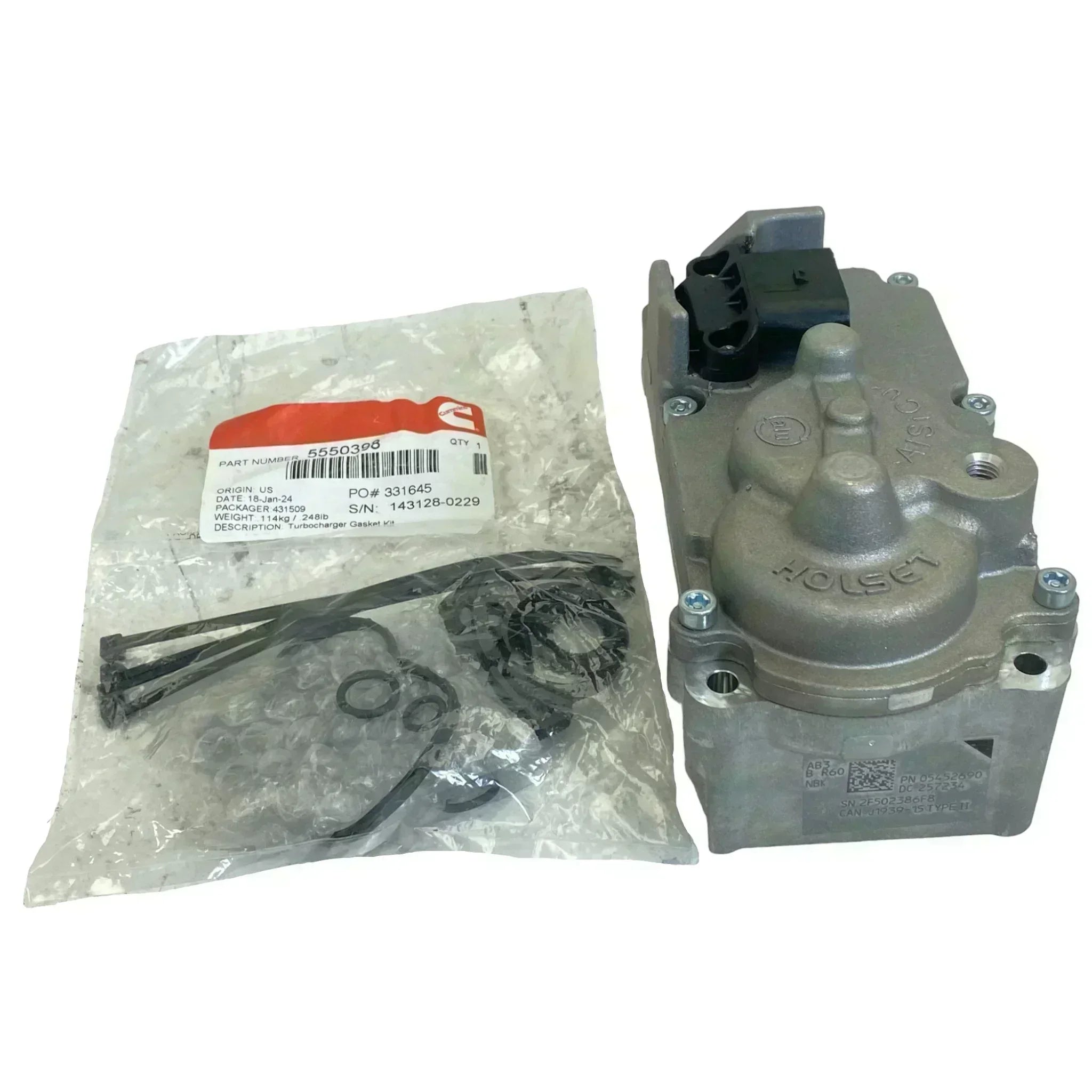 クリス 6476163NX Genuine Cummins Turbo Vgt Actuator For Isc Isl