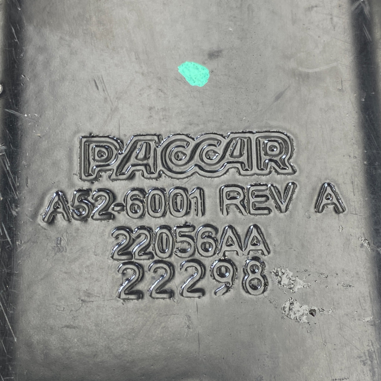 A52-6001 Genuine Paccar Insert Crossmember