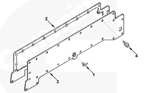 3002194 Cummins Cover Plate - Truck To Trailer