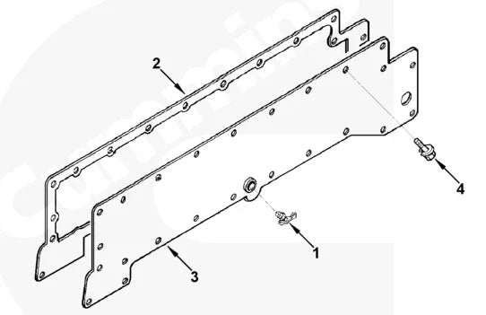 3002194 Cummins Cover Plate - Truck To Trailer