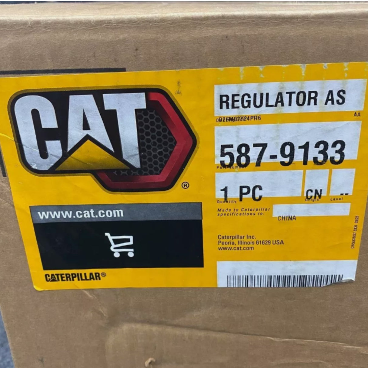 587-9133 CAT Gas Pressure Regulator