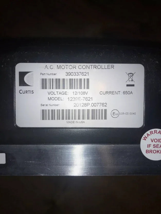 1239E-7621 Curtis AC Motor Controller - Truck To Trailer