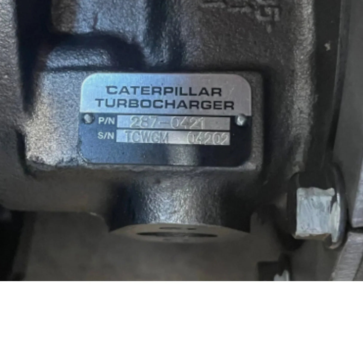 287-0421 CAT Turbo Gp-bas - Truck To Trailer