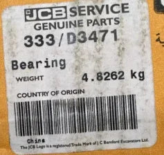 333/D3471 JCB Bearing - Truck To Trailer