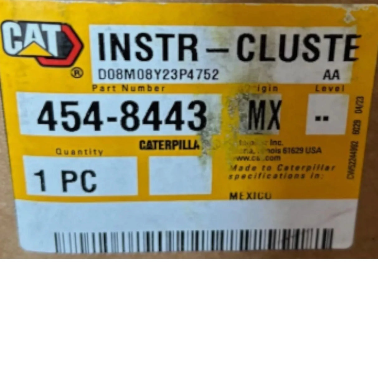 454-8443 CAT Instr-cluste - Truck To Trailer