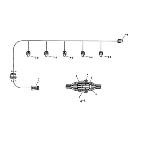 153-8920 CAT Electronic Control Wiring Harness