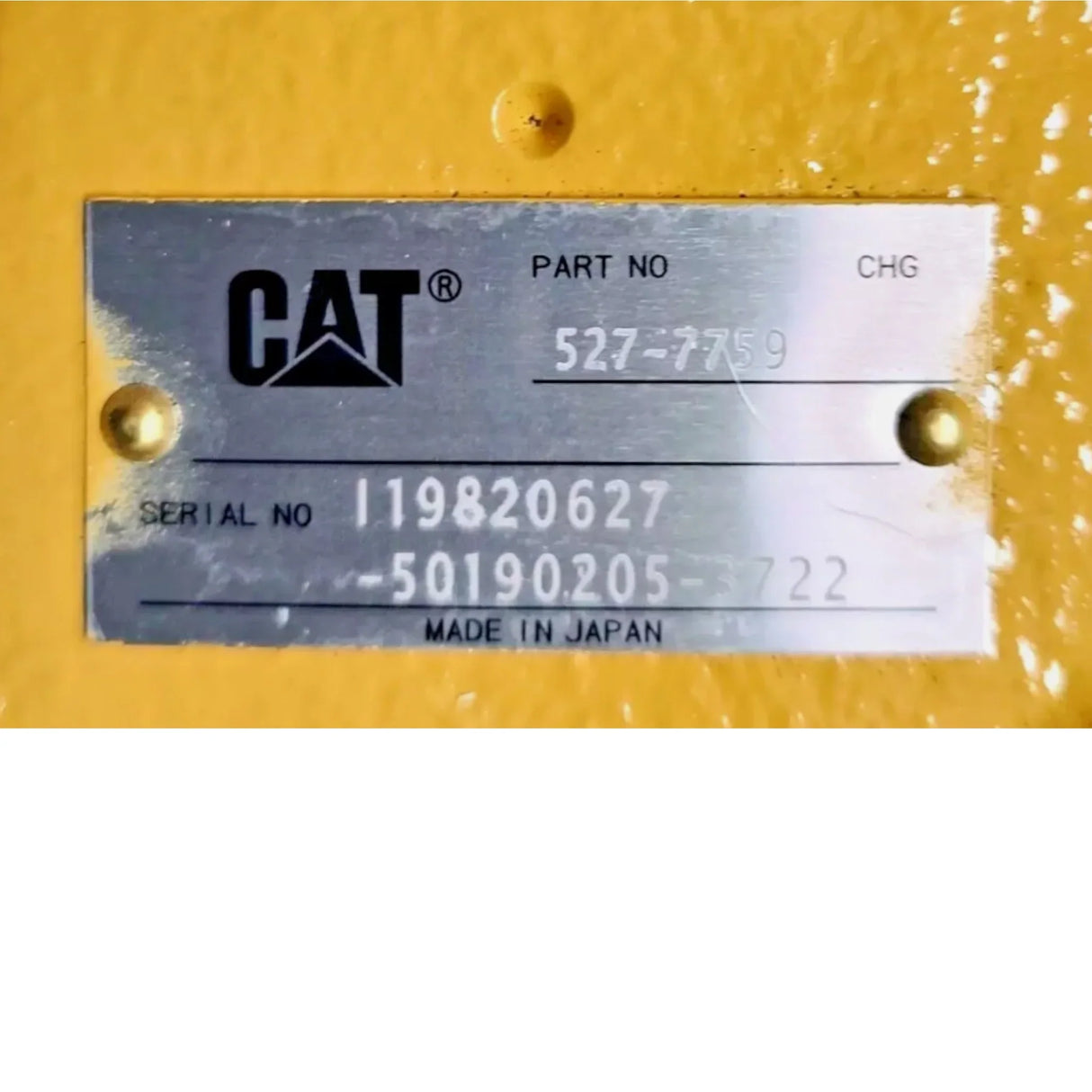 527-7759 CAT Valve Gp - Truck To Trailer