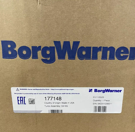 177148 Genuine BorgWarner S410Sx Turbocharger For Cat 3406E 600Hp C16 600Hp - Truck To Trailer