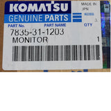 7835-31-1203 Komatsu Monitor - Truck To Trailer