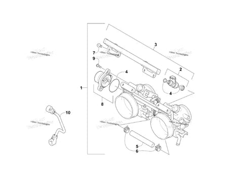 3007-537 Arctic Cat Body Throttle Assembly - Truck To Trailer