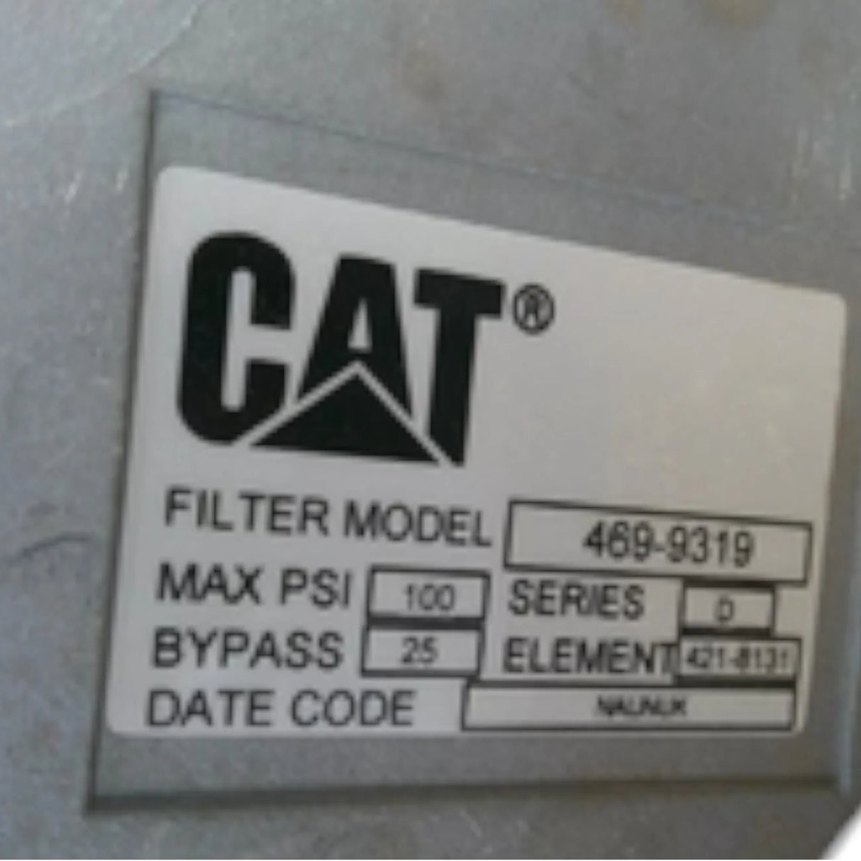 469-9319 CAT Filter AS - Truck To Trailer