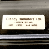 A190749 Clancy Radiators Radiator For Case - Truck To Trailer