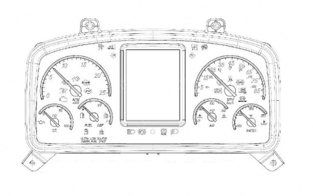 A22-74911-101 Genuine Freightliner Speedometer Instrument Cluster - Truck To Trailer