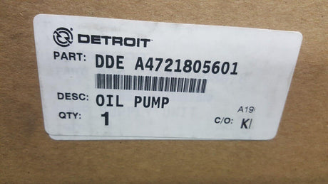 A4721806851 Genuine Detroit Diesel Oil Suction Manifold - Truck To Trailer