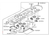 96980-ZQ01D Genuine Nissan FINISHER Console