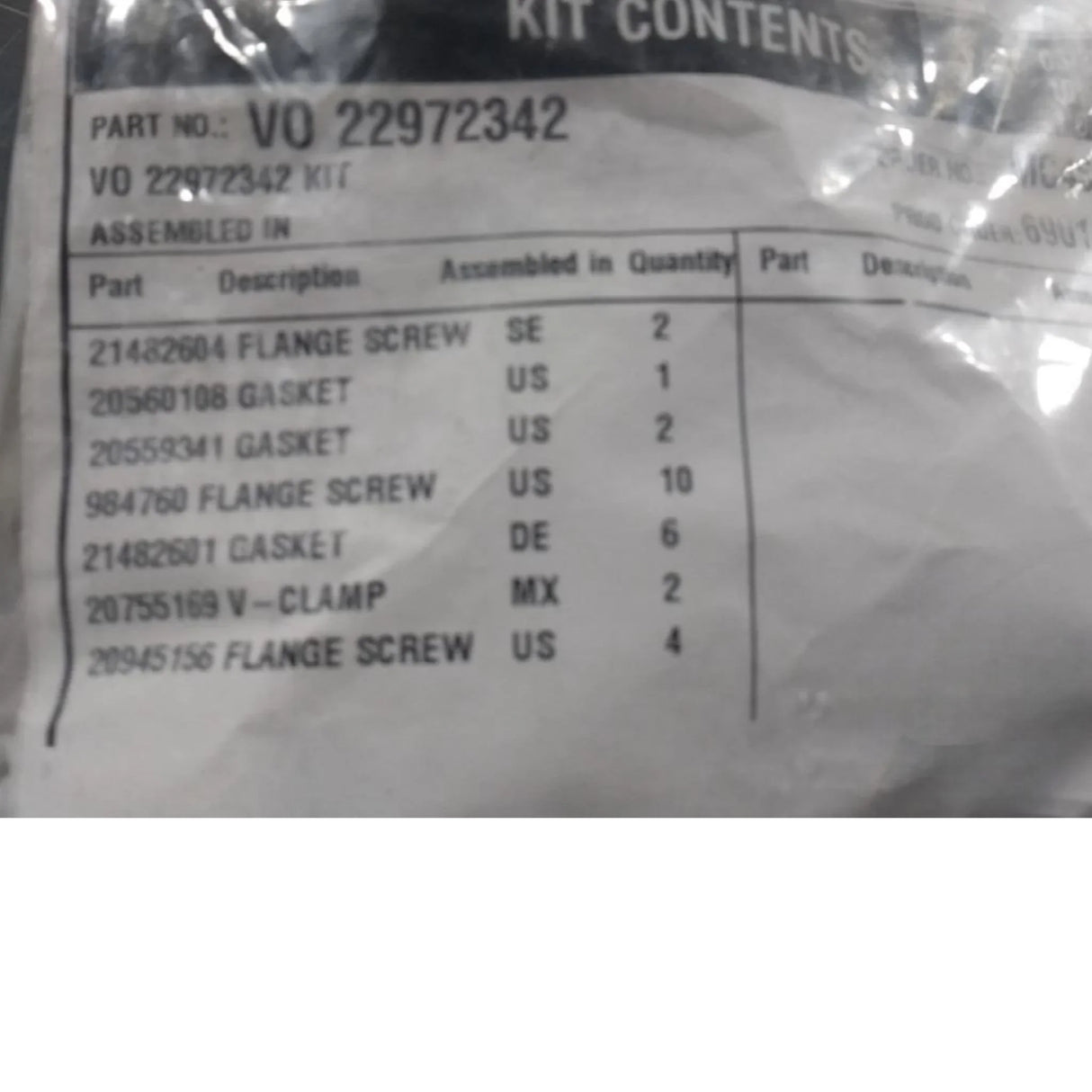 22972342 Genuine Mack Kit - Truck To Trailer