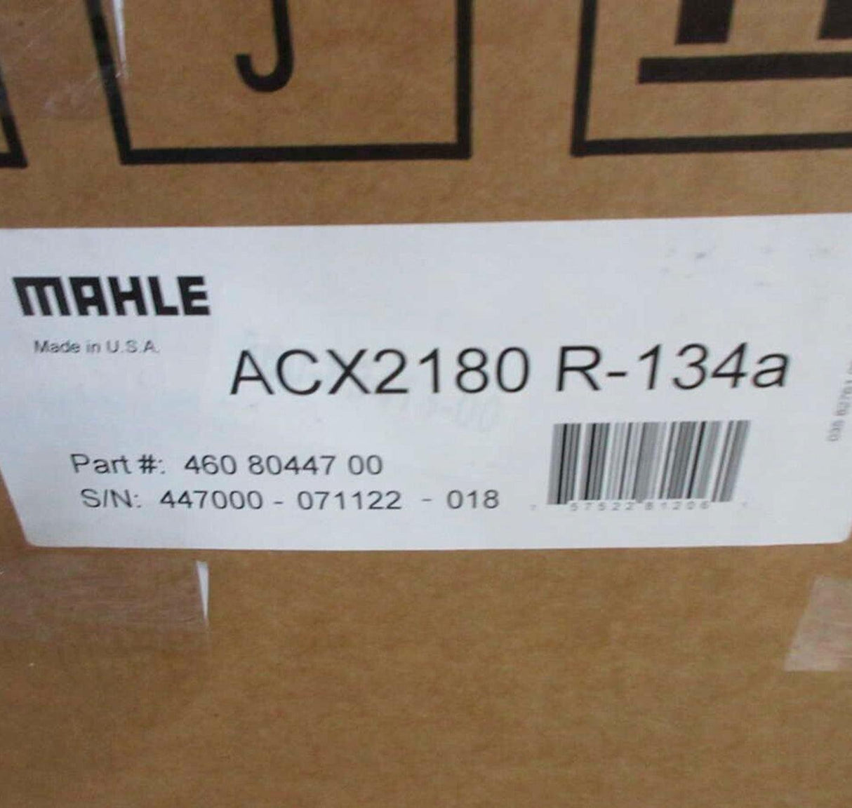 ACX2180 Genuine Mahle High Performance R134a Air Conditioning Service System.
