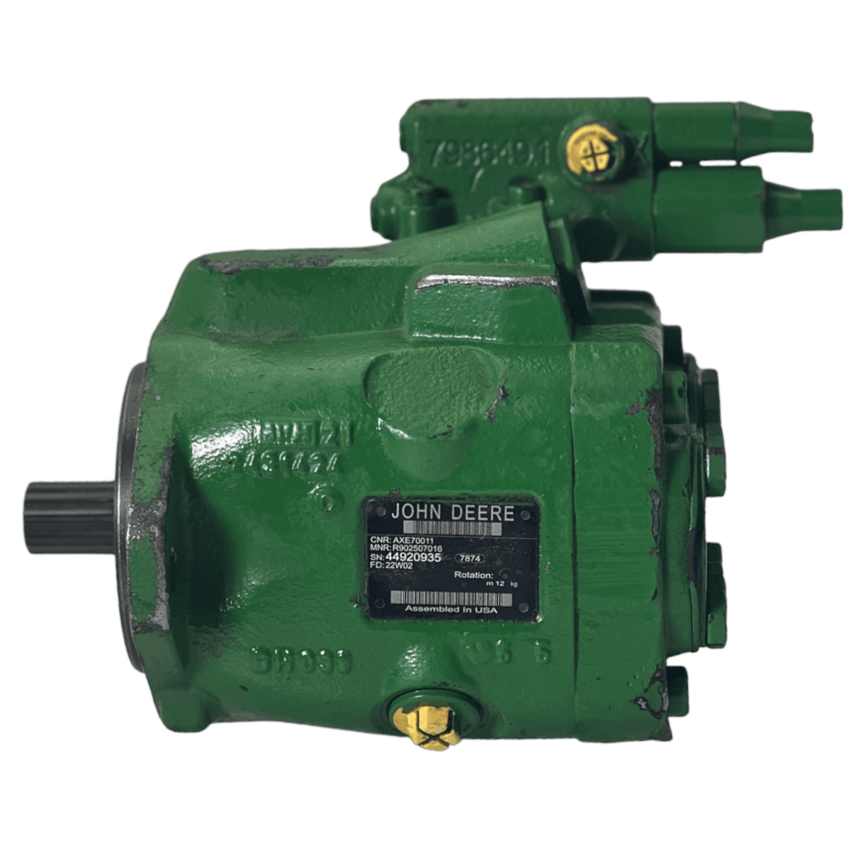 AXE70011 Genuine John Deere Hydraulic Pump 45cc Var Displ Ls - Truck To Trailer