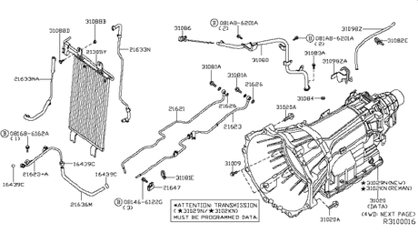 31020-ZJ04C Genuine Nissan Automatic Transmission Assembly