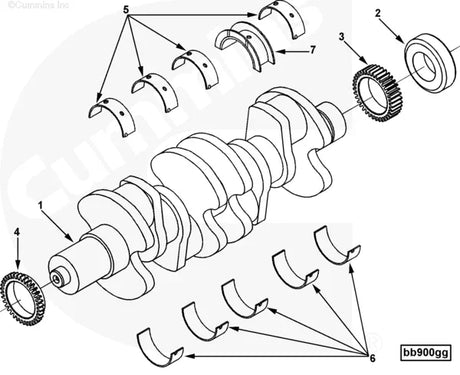 4981226 Cummins Engine Crankshaft - Truck To Trailer