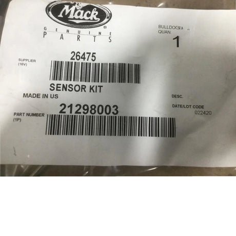 21298003 Genuine Mack Sensor - Truck To Trailer