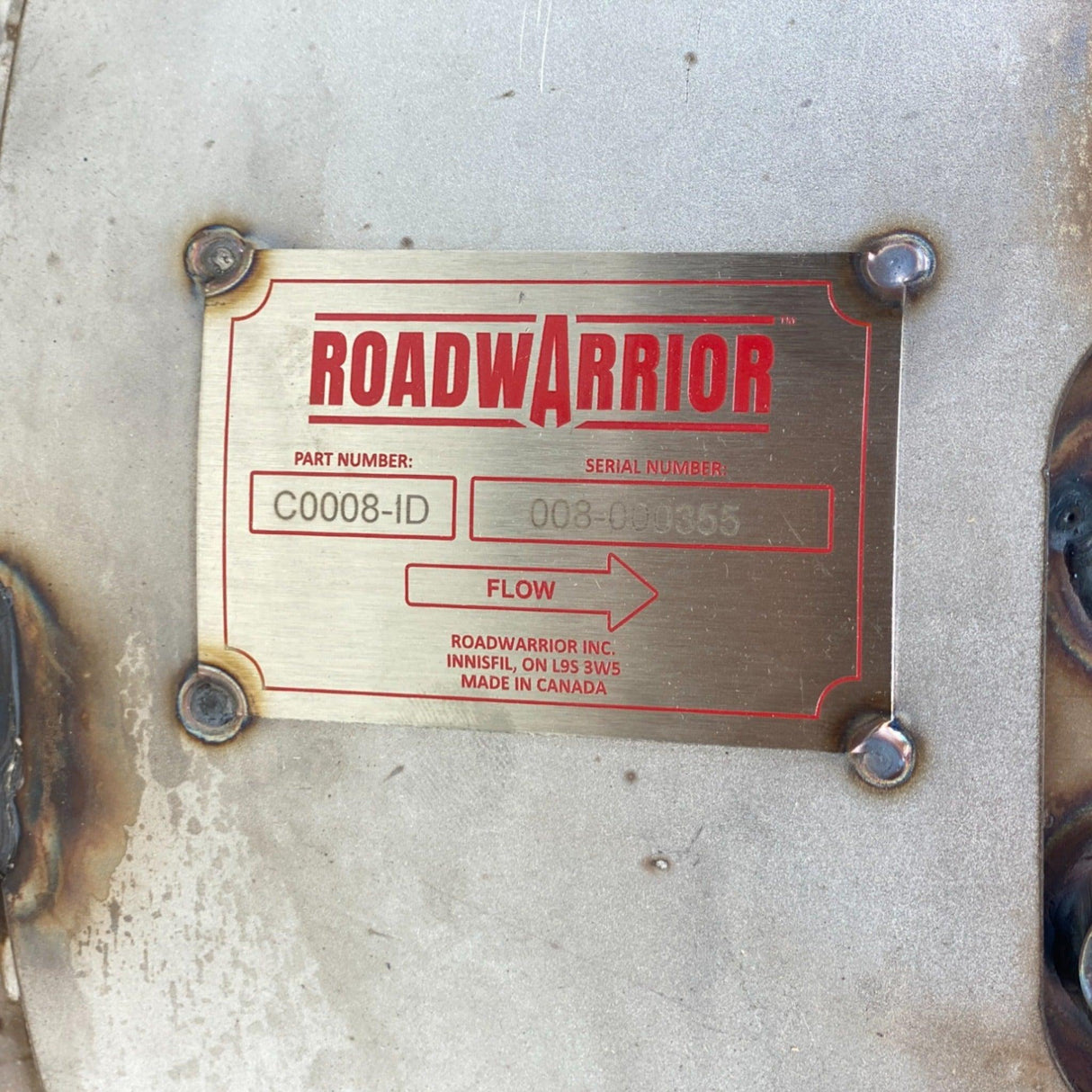 C0008-ID Roadwarrior DOC Diesel Oxidation Catalyst For Volvo Mack - Truck To Trailer