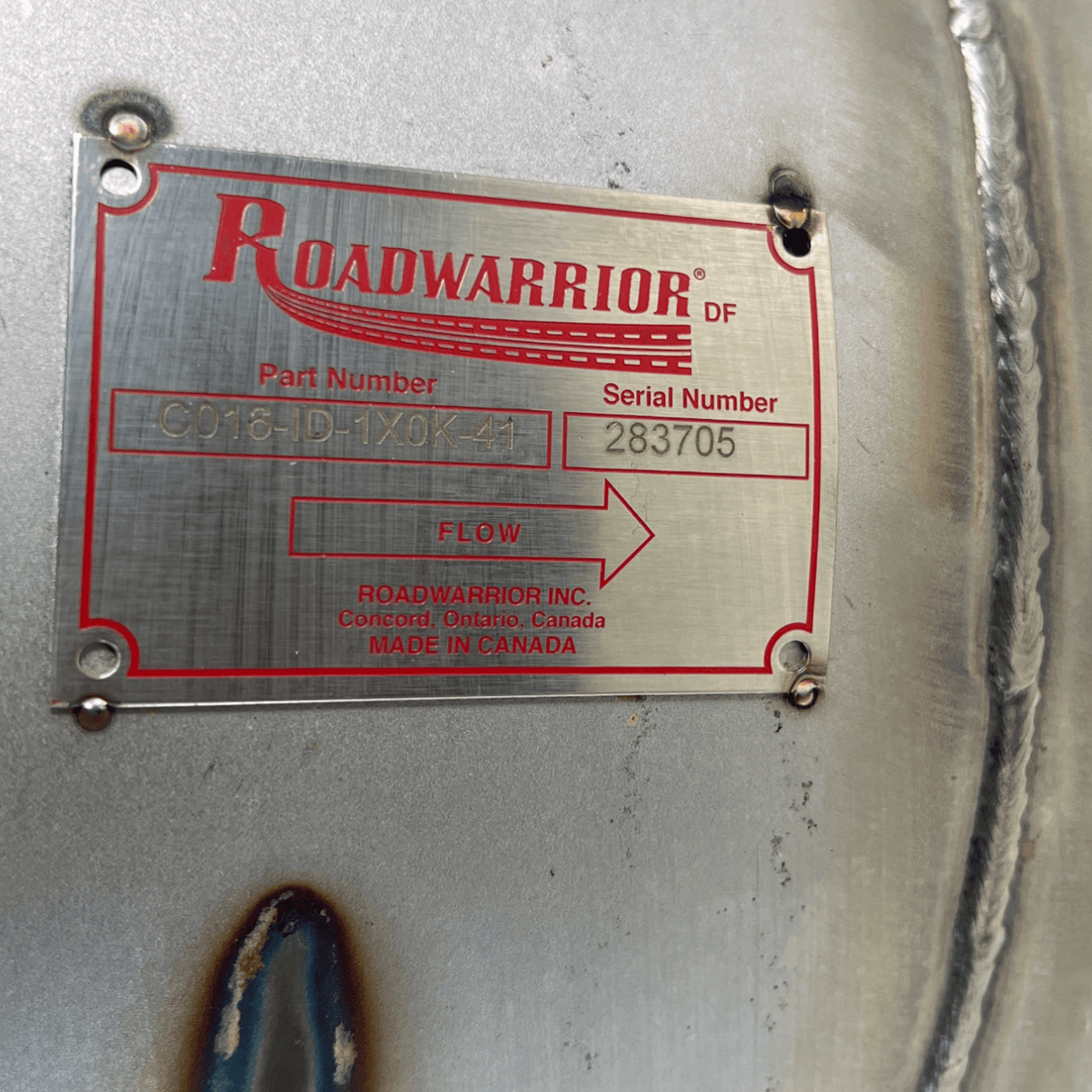 C0016-Id Roadwarrior Diesel Oxidation Catalyst Doc - Cummins Isx Engines - Truck To Trailer