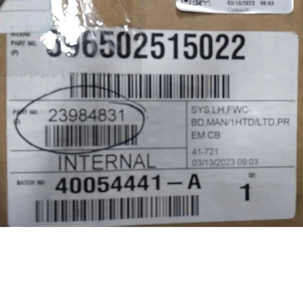 23984831 Genuine Volvo Mirror - Truck To Trailer