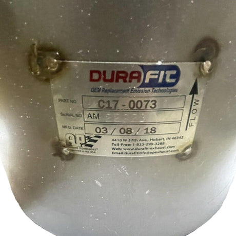 C17-0073 Durafit DPF Filter For Cummins ISX.
