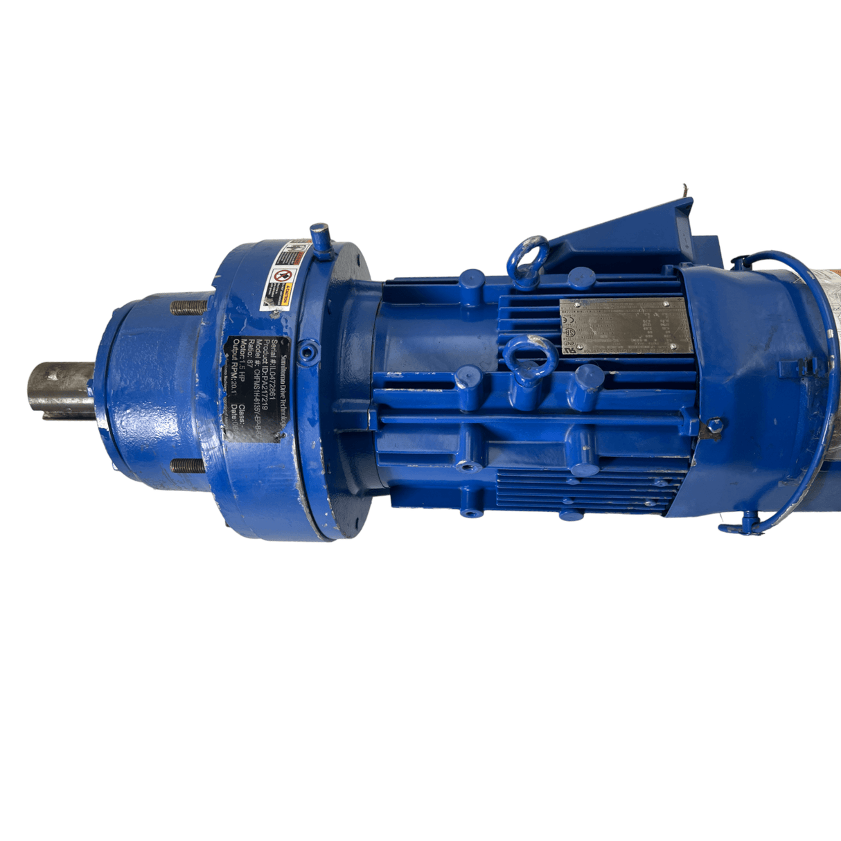 CHFMS1H-6135Y-EP-B-87 Sumitomo Induction Gearmotor 1.5HP 20.1 RPM Ratio 87 - Truck To Trailer