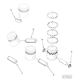 Cummins 131110 Piston Pin - Truck To Trailer